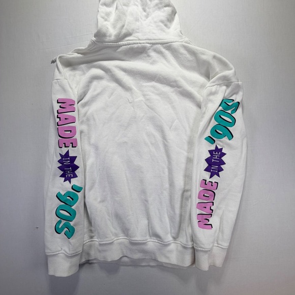 Nickelodeon 90s Cartoon Characters Hoodie 1X White All Over Print - Picture 4 of 6